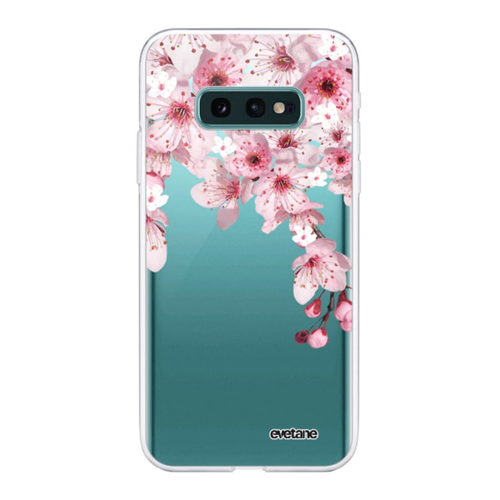 Coque Samsung Galaxy S10e 360 intégrale transparente Cerisier Tendance Evetane.