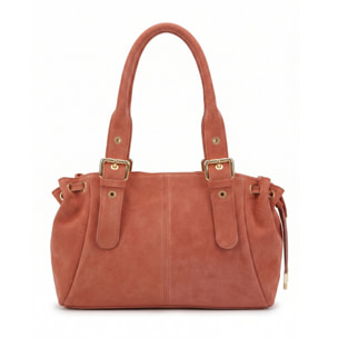 Borsa a mano da donna Made in Italy - Modello Lumena Lux - 100% pelle - 20.0 x 21.0 x 33.0 cm