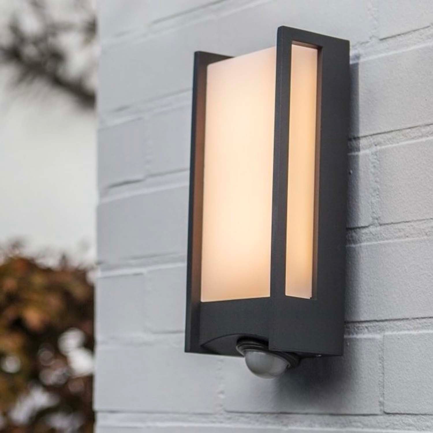 Applique murale secteur QUBO GREY LED H7