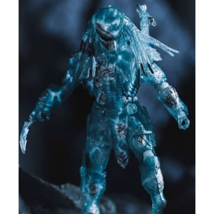 Predator Previews Esclusiva Active Camouflage Scar Figura scala 1:18 Diamond Select