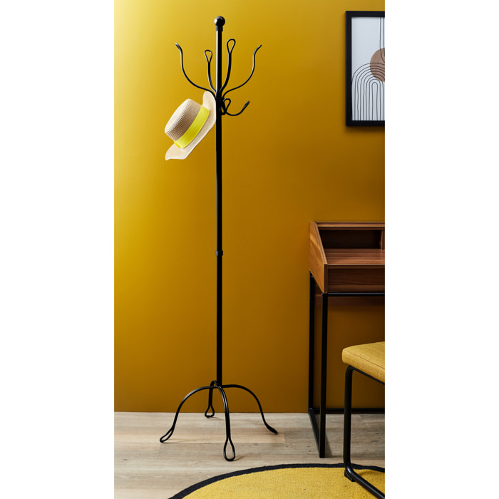 Portemanteau Vintage Metal Noir