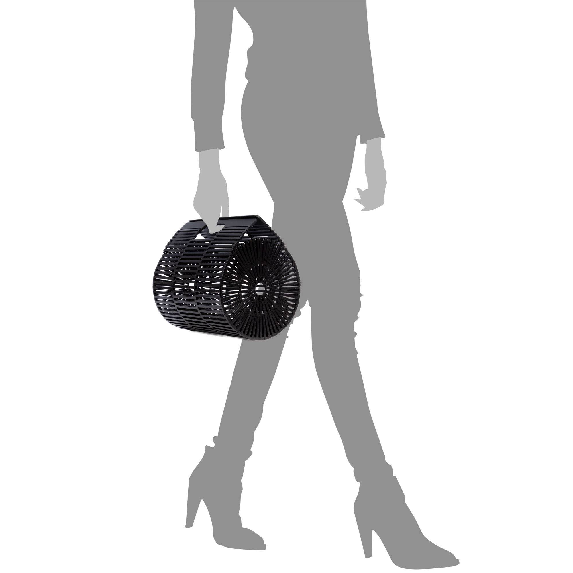 Zerfaliu bolso de mano de madera.