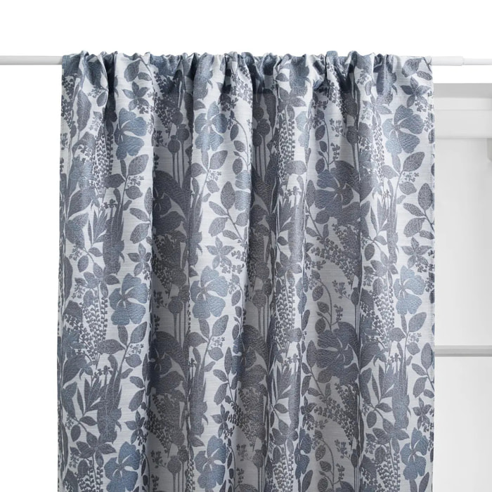 Rideau Samara 140x260cm bleu orage