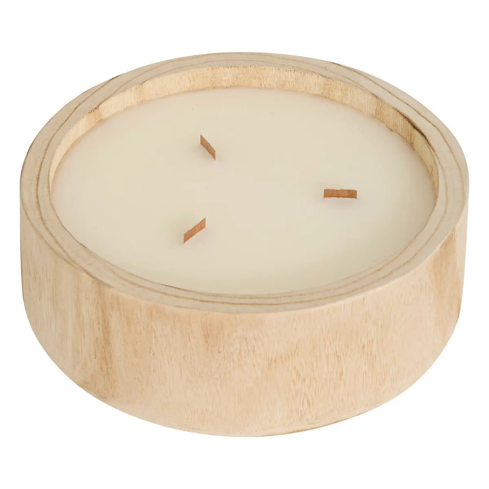 Bougie parfumée Wonj coton beige 1100g