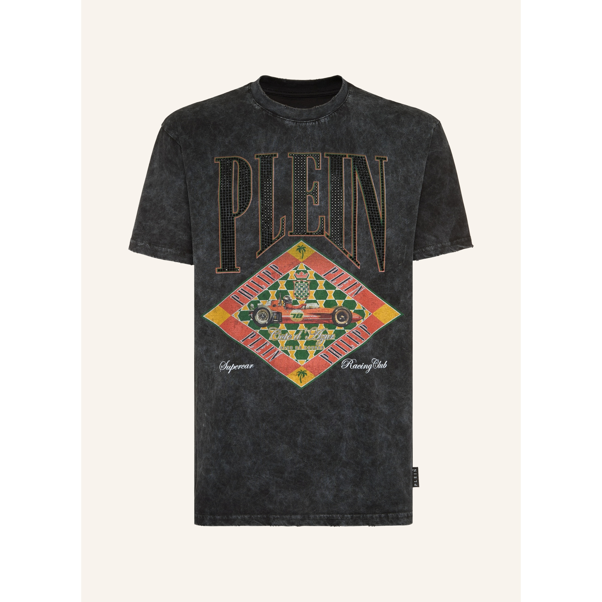PHILIPP PLEIN T-Shirt Round Neck D AZUR