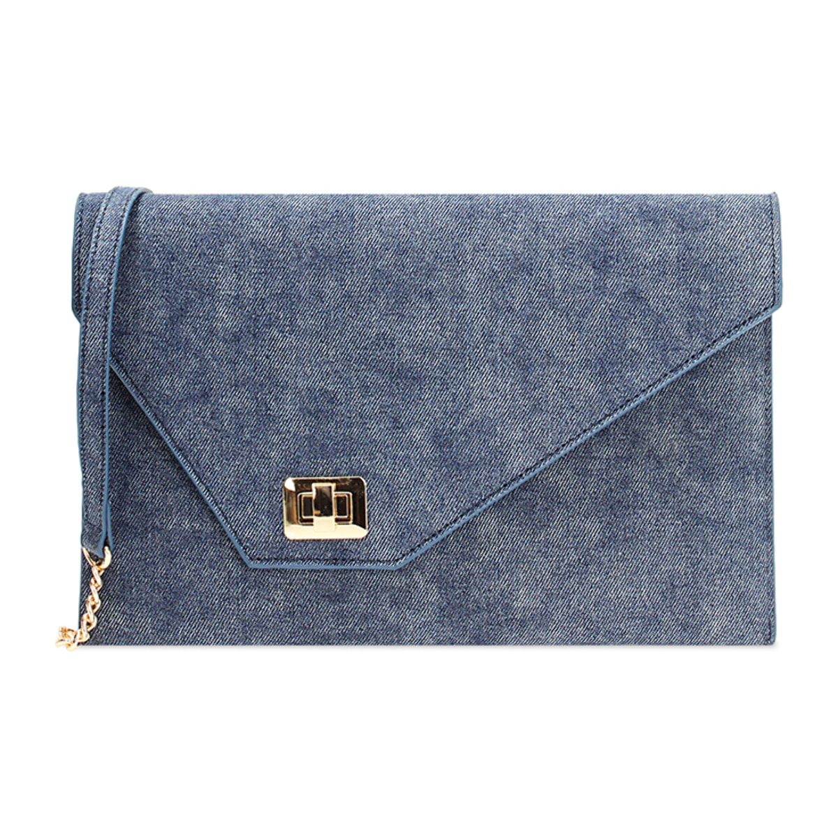 Pochette donna jeans in tessuto