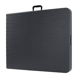 Levante - Tavolo Da Giardino Portatile 180X75 Cm - Nero