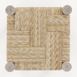 Tabouret en branche de teck H35,5 cm - Popa