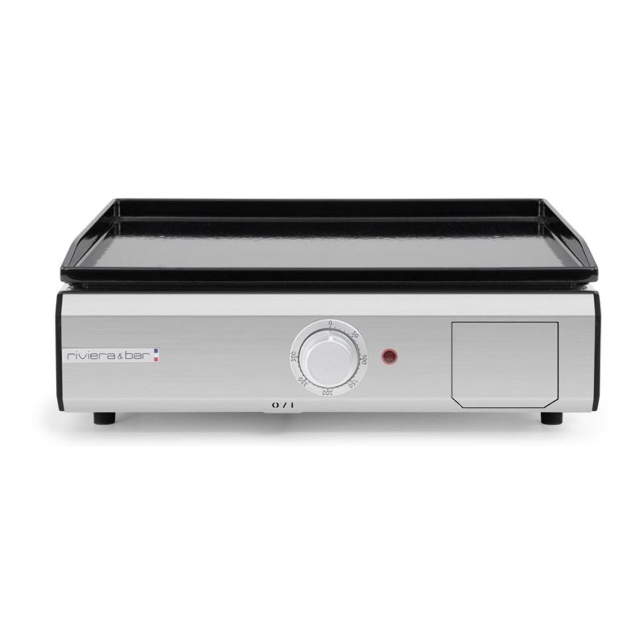 Plancha électrique RIVIERA ET BAR QPL1045 émaillée à poser, 45x35 cm