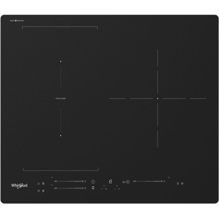 Plaque induction WHIRLPOOL WLS9560NEBM Matt Protect