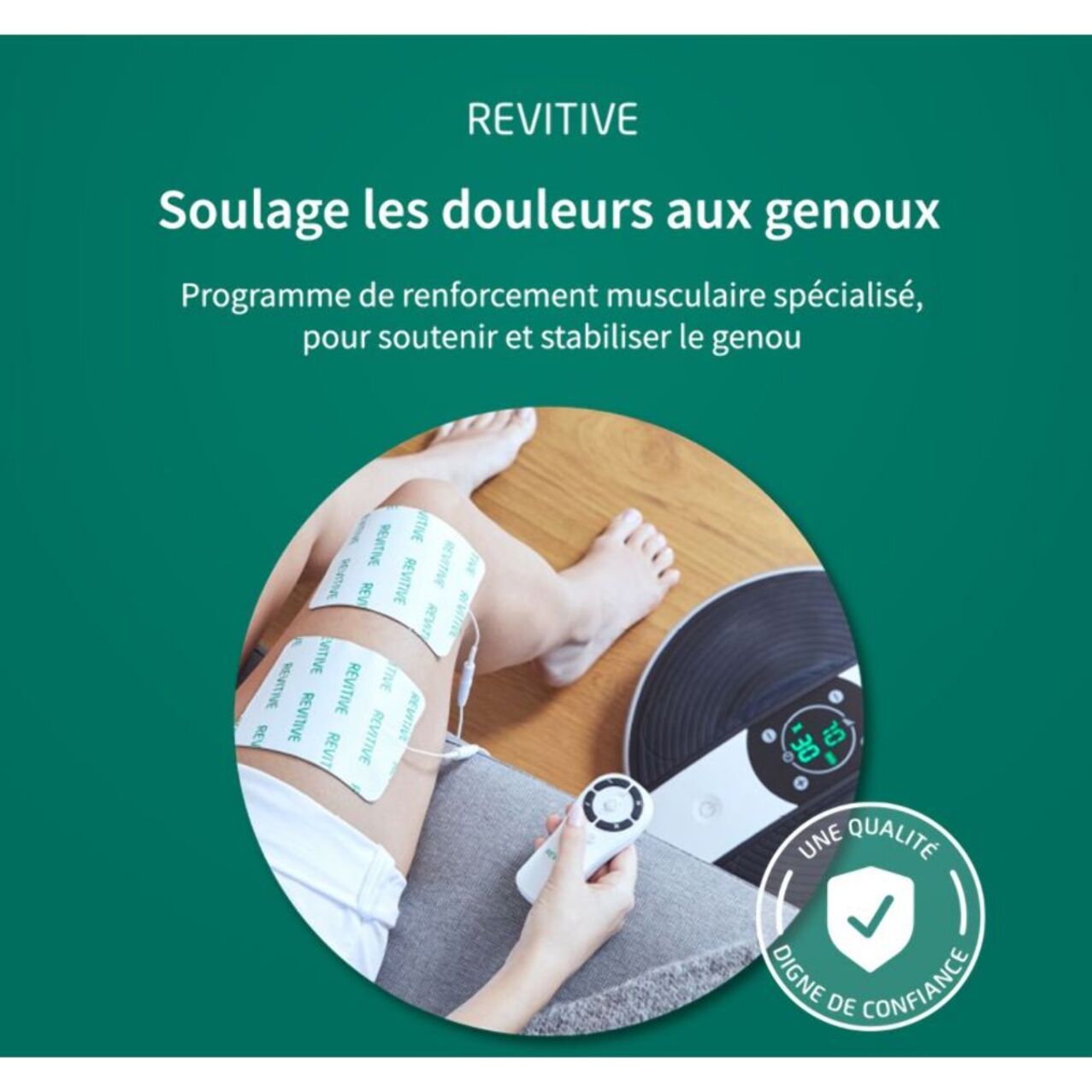 Stimulateur circulatoire REVITIVE Medic genou