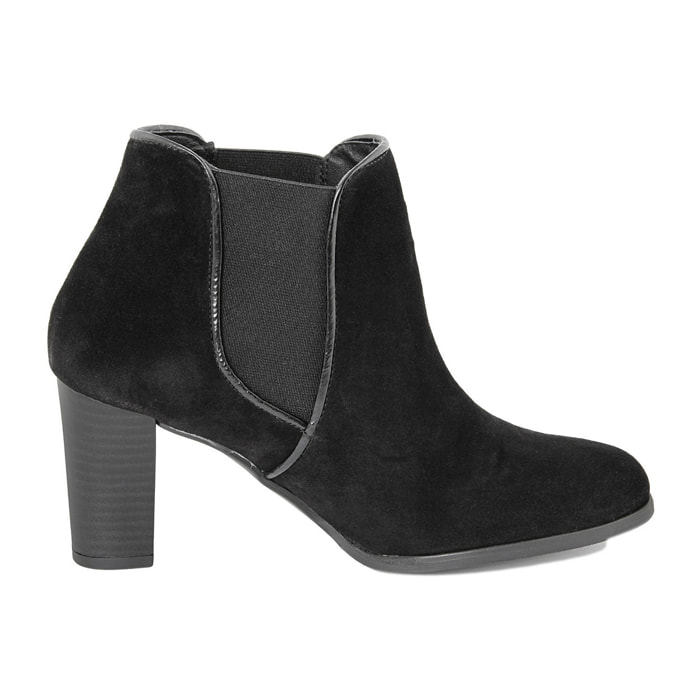 EYE STIVALETTO CHELSEA CON TACCO NERO