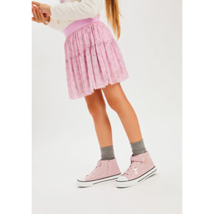 Falda Niña Con Estampado Divertido