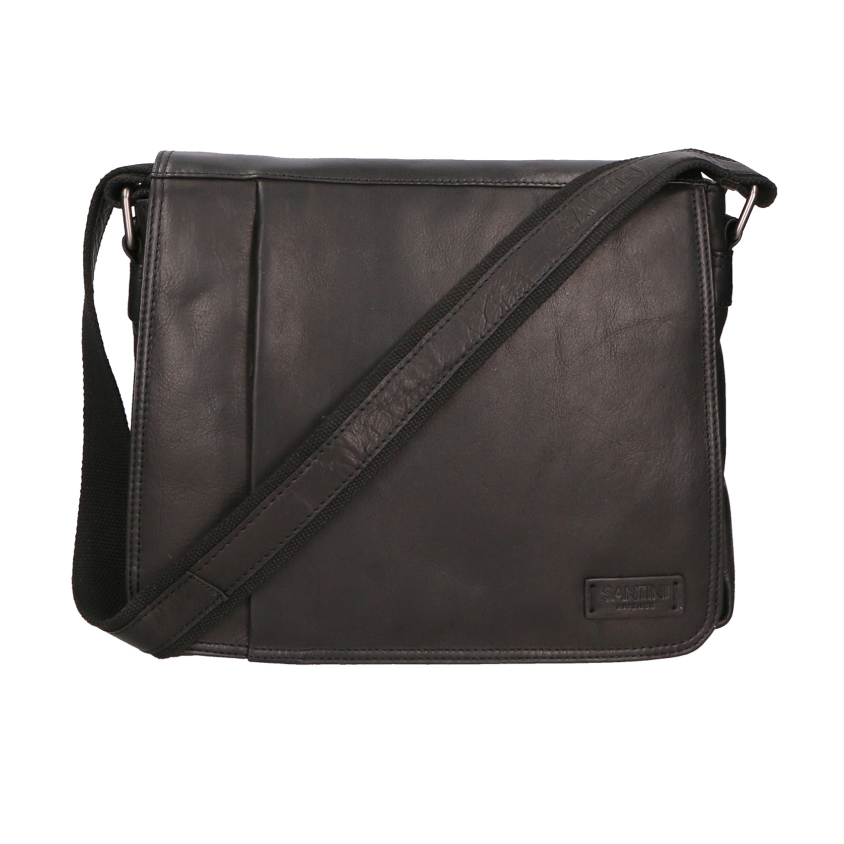 Borsa a tracolla unisex In Vera pelle Made in India 30x27x4 cm