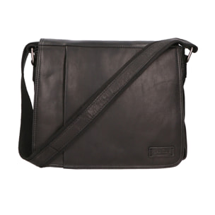 Borsa a tracolla unisex In Vera pelle Made in India 30x27x4 cm