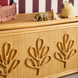 Coffre à jouets enfant bohème en rotin ARLO