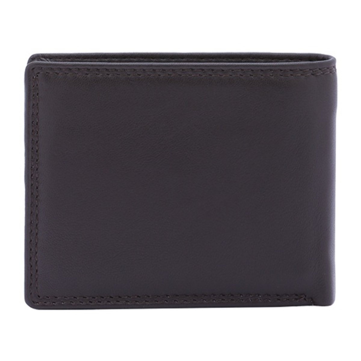 Portafoglio uomo in vera pelle - Modello False - Artigianale - 8.5 x 11.0 x 2.5 cm