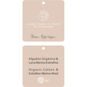 VESTIDO COMBINADO PUNTO Y VIELLA FLOR ROSA BEBÉ