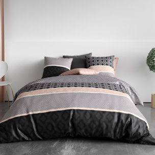 Parure Housse De Couette 3pcs 100% Coton 57 Fils Kea