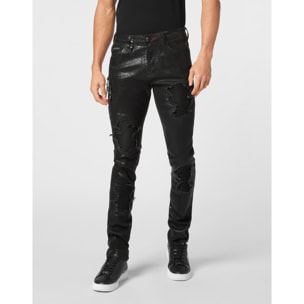 PHILIPP PLEIN Jeans Straight Cut CAMOUFLAGE