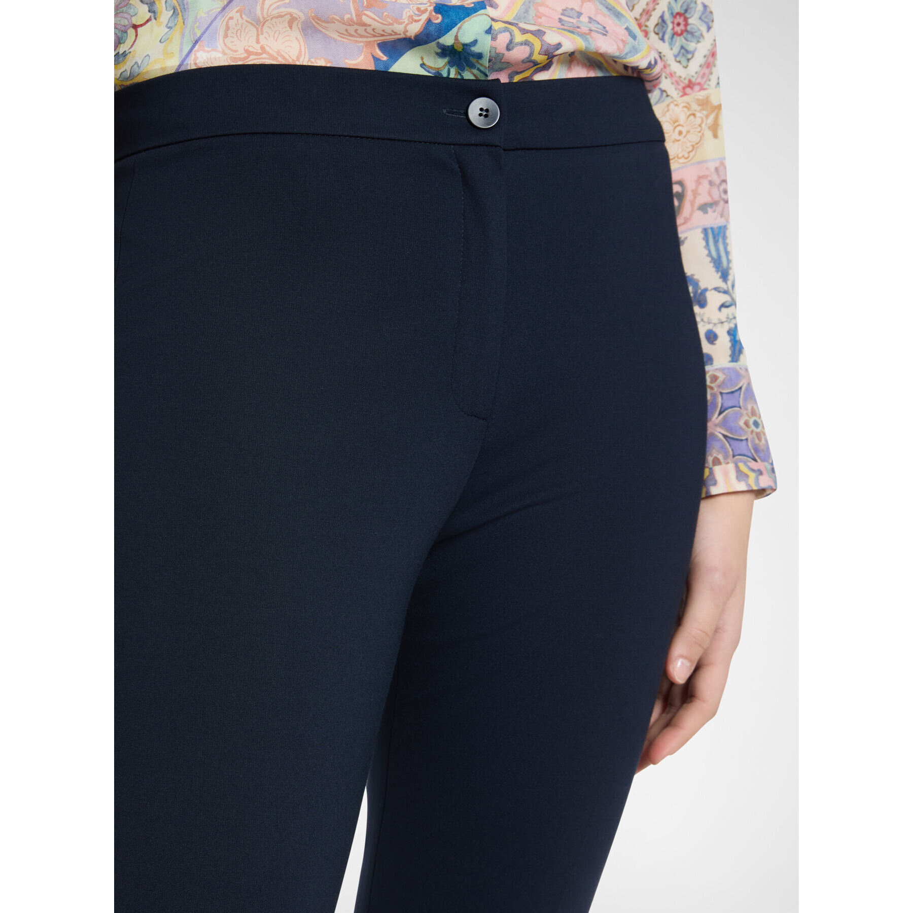 Elena Mirò - Pantaloni in punto Milano - Blu