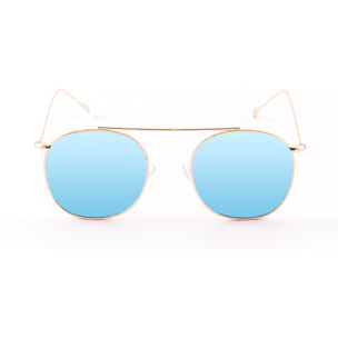 Gafas de sol PALO ALTO ATLANTA - Metal dorado / Revo azul cielo