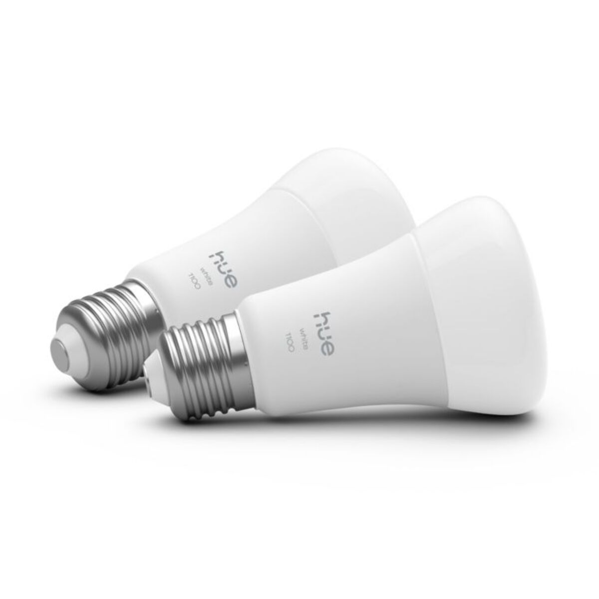Ampoule LED connectée PHILIPS HUE E27 White 75W pack de 2