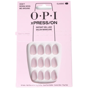 xPRESS-ON - Don't Bossa Nova Me Around - Faux ongles réutilisables, effet gel - OPI