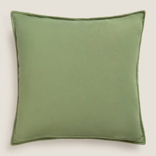 Funda de cuadrante acolchada cuadros Kong color verde Poliéster