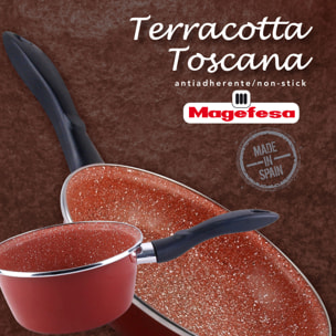 Magefesa colección Toscana sartén 32 en acero esmaltado vitrificado, apto inducción y lavavajillas