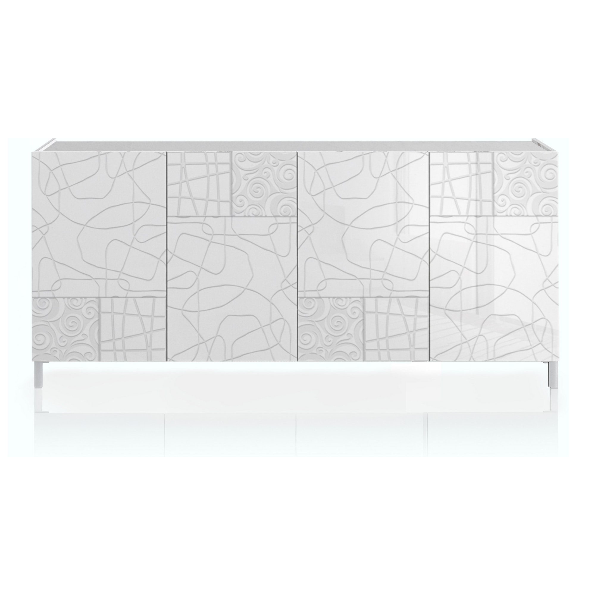 Tomasucci EDDY GRAPHIC grand buffet Blanc