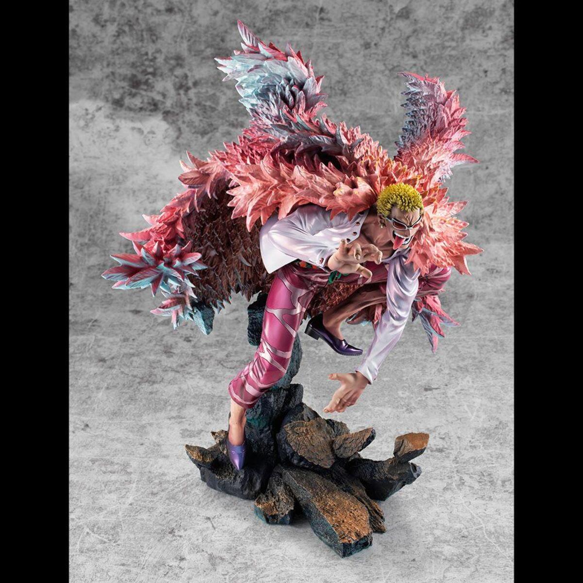 One Piece Excellent P.O.P. Maximum Statua Donquixote Doflamingo 35 cm Megahouse