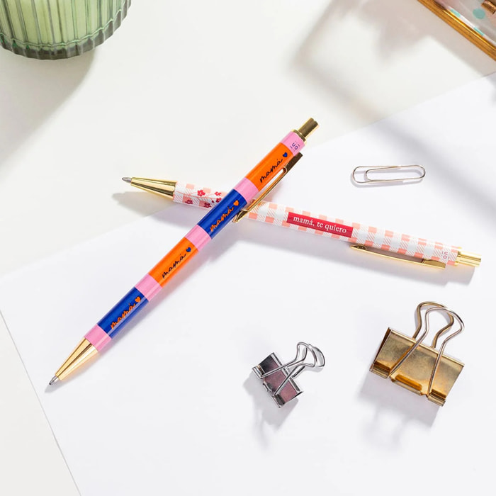 Set de bolis "Mamá te quiero"