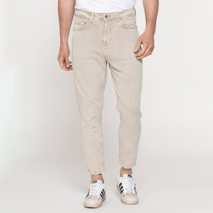 COLOR JEANS UOMO IN BULL DENIM STRETCH MOD. 739 TINTO OLD