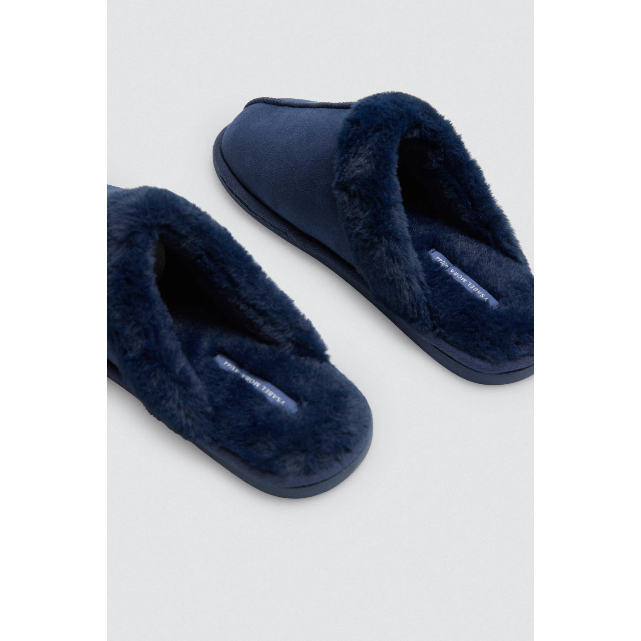 Pantofole basicohe con pelliccia