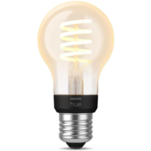 Ampoule LED connectée PHILIPS HUE White Ambiance E27 7W Filament