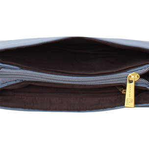 Borsa a tracolla da donna - Modello Erisia Nova - Pelle vegana PU - 24.0 x 15.0 x 9.0 cm