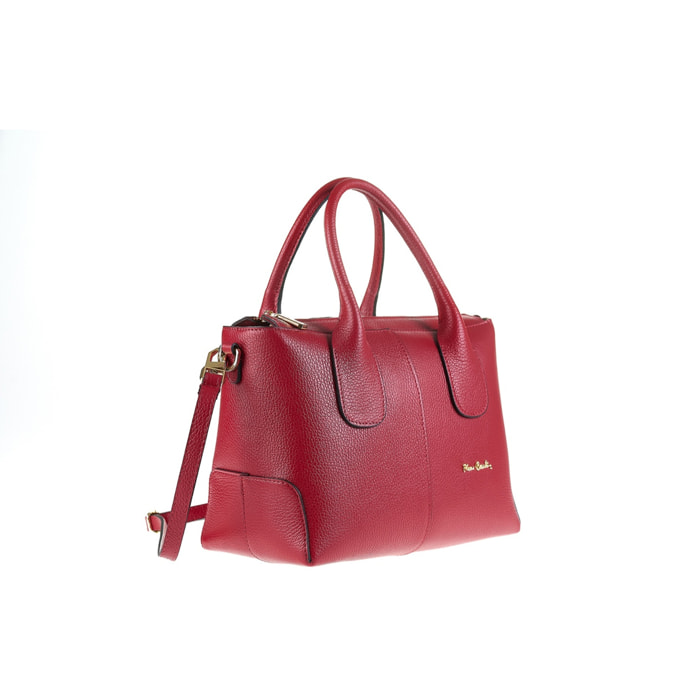 Borsa a mano da donna Made in Italy - Modello Silvana Elite - 100% pelle - 22.0 x 15.0 x 10.0 cm