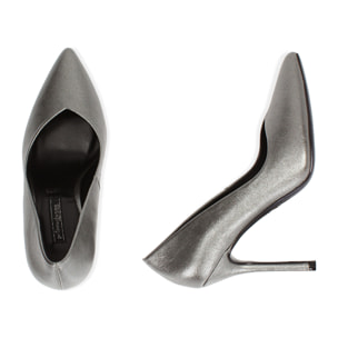 Décolleté canna di fucile laminato, tacco 11 cm