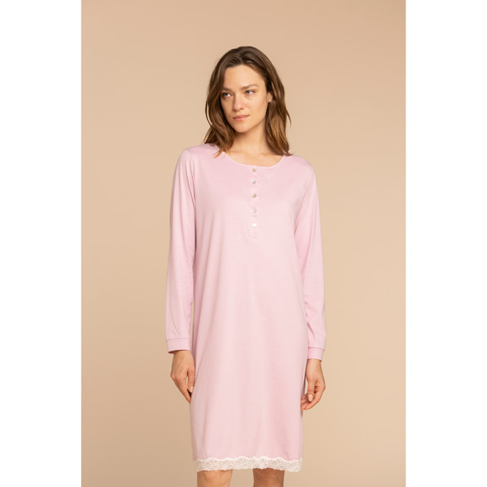 Camicia da notte donna cotone neutral Noidinotte