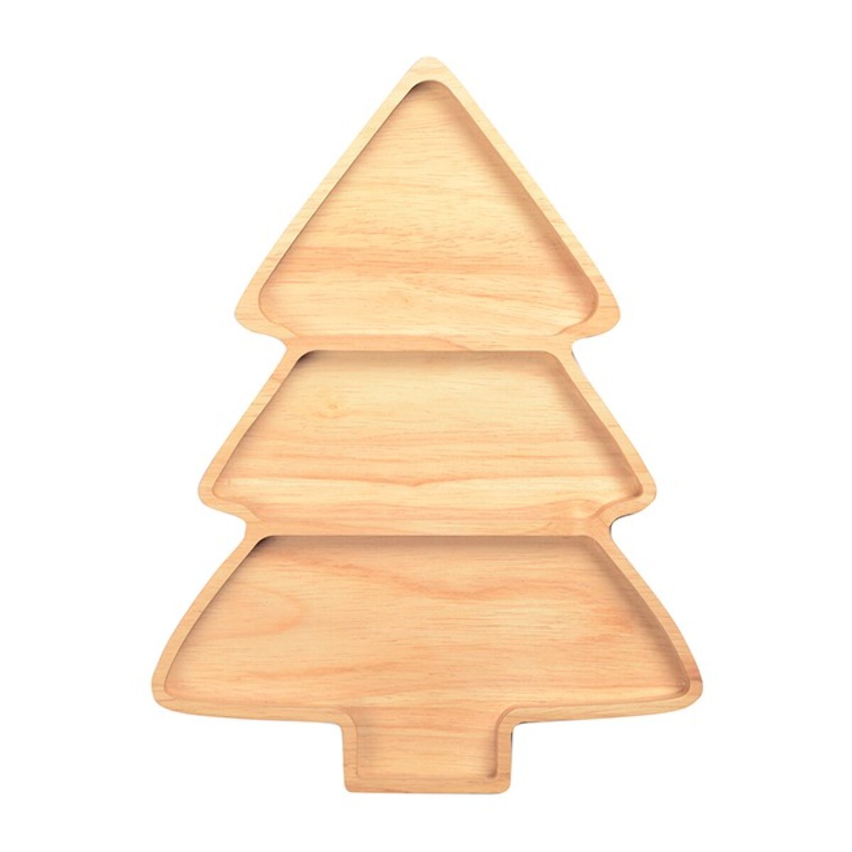 Plateau sapin en bois 3 compartiments