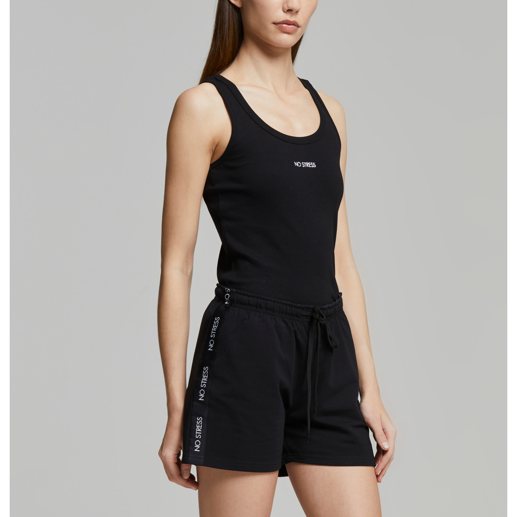 Short donna no stress cotone