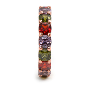 Anillo Lanbyu acabado oro rosa 18k