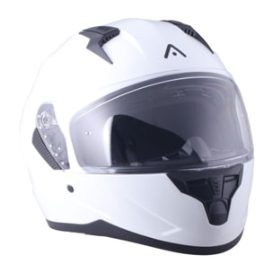 CASCO ADN INTEGRAL STELVIO BIANCO PURO OPACO