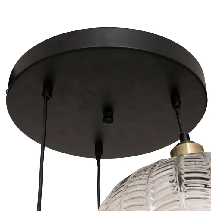 Suspension Tissa transparent H114cm