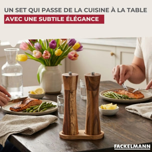 Set moulin à poivre et sel en bois Fackelmann Acacia