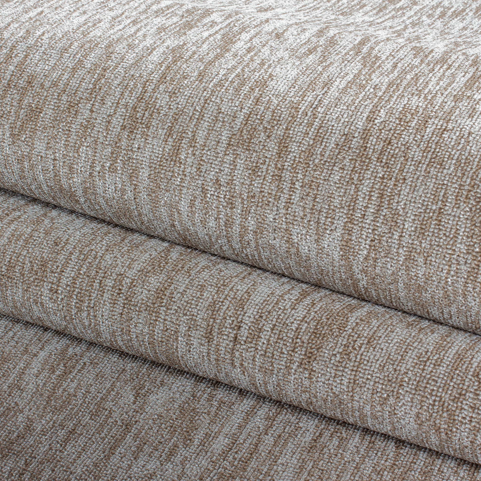 NADOR - Tapis rond de salon moderne Beige