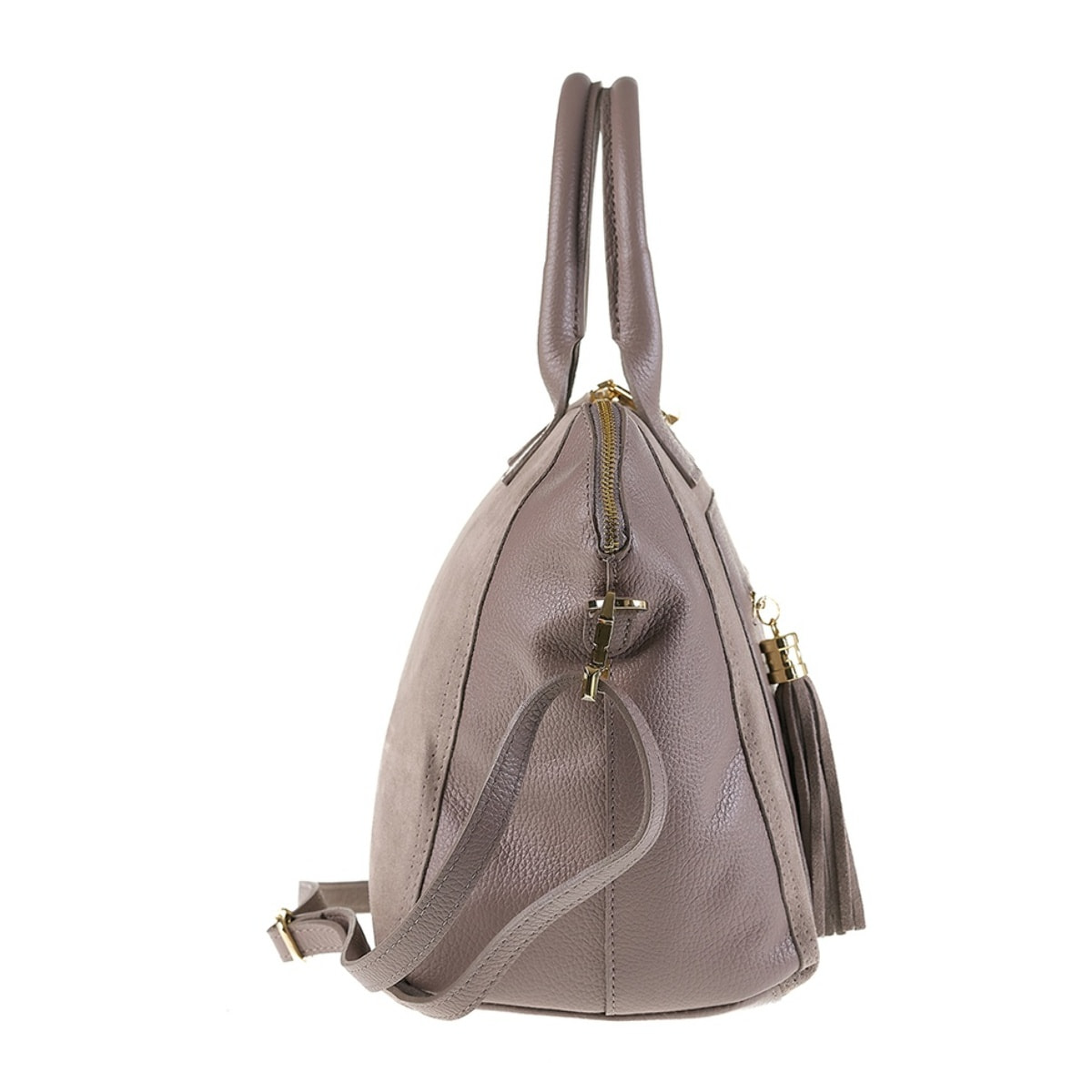 Borsa a mano da donna Made in Italy - Modello Silvana Pro - 100% pelle - 40.0 x 26.0 x 17.0 cm