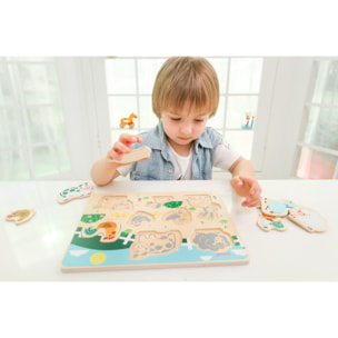 PUZLE DE ANIMALES: GRANJA