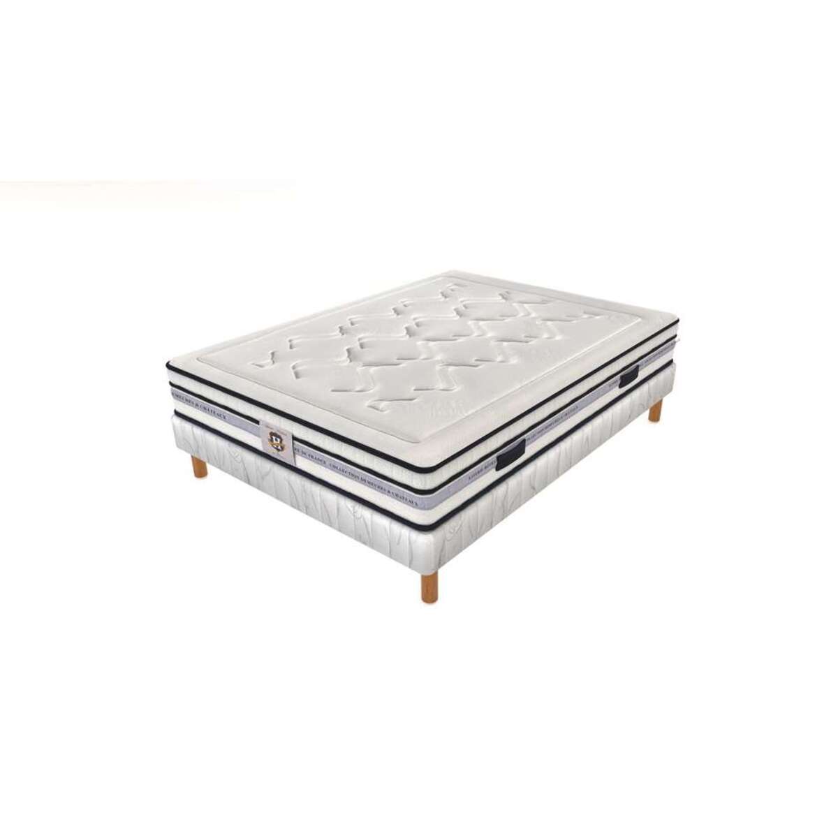 ENSEMBLE Chambourcy - Matelas 2 places + 1 Sommier